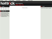 Tablet Screenshot of hattrick.hr