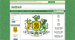Desktop Screenshot of hr.hattrick.org
