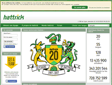 Tablet Screenshot of fr.hattrick.org